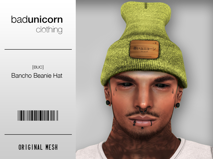 [BUC] "Black" Bancho Beanie Hat