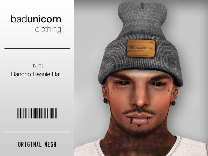 [BUC] "Black" Bancho Beanie Hat
