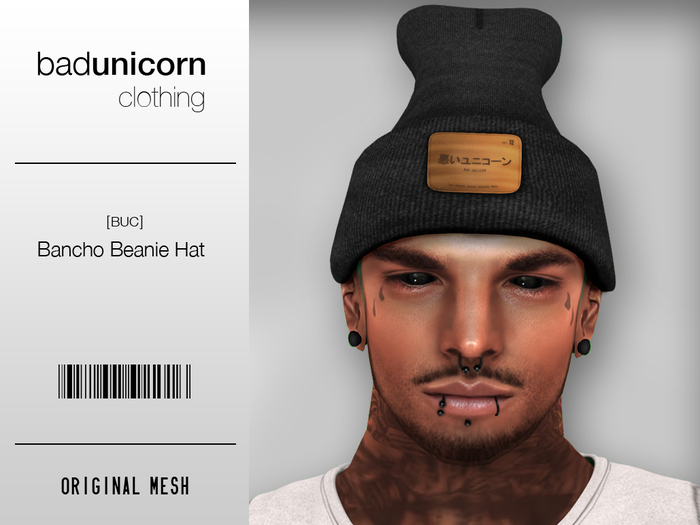 [BUC] "Black" Bancho Beanie Hat