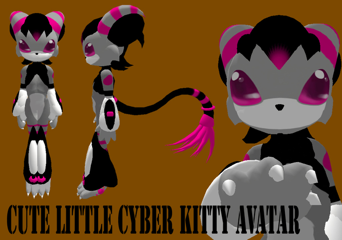Cyber Furs Pink Kitty Avatar