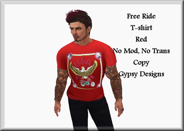 Free Ride T-Shirt(Red)