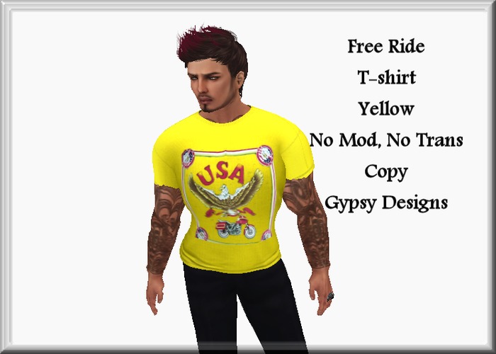 Free Ride T-Shirt(Yellow)
