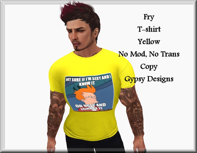 Fry T-Shirt (Yellow)