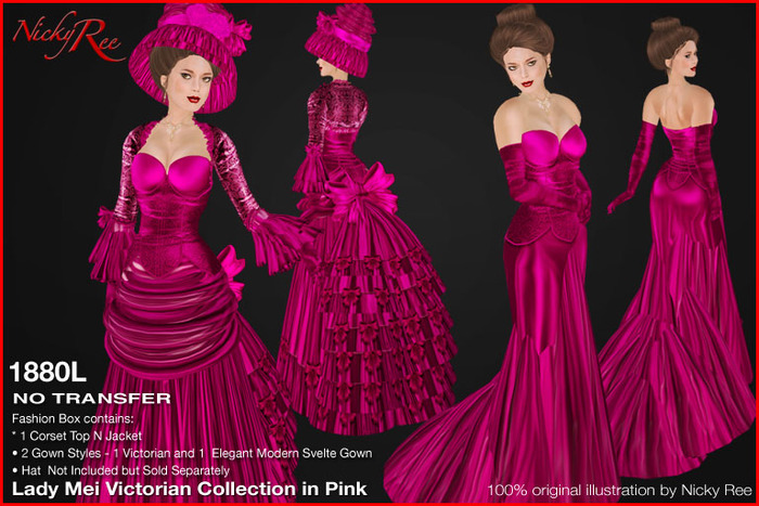 *DNR* Lady Mei Victorian Collection Pink