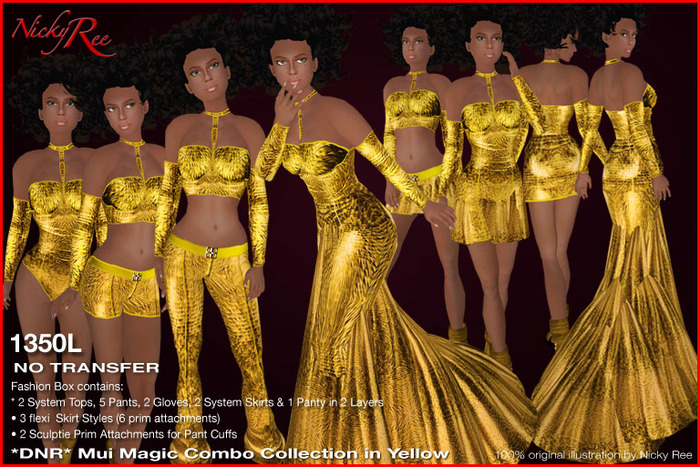 *DNR* Mui Magic Combo Collection in Yellow