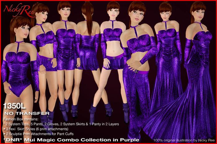 *DNR* Mui Magic Combo Collection in Purple