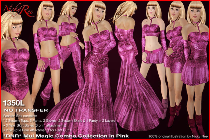 *DNR* Mui Magic Combo Collection in Pink