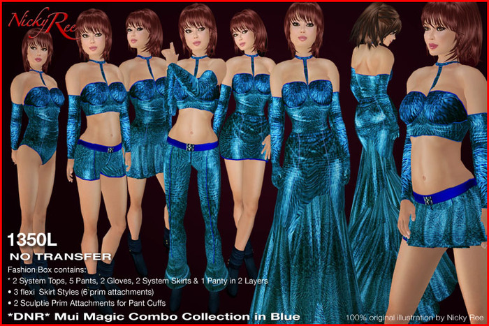 *DNR* Mui Magic Combo Collection in Blue