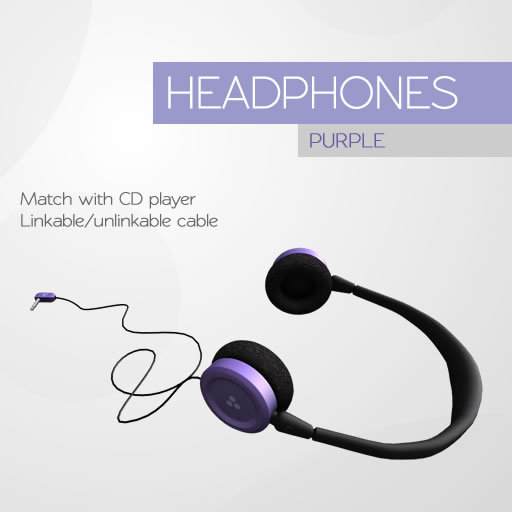 Plethora - CD Player Headphones - Purple