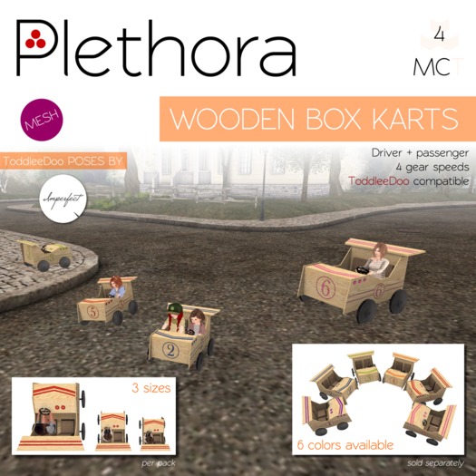 Plethora - Wooden Box Kart (Purple)