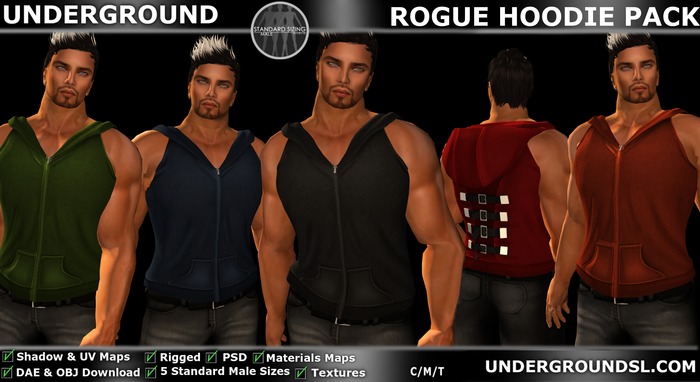 [UG MESH] ROGUE HOODIE PACK