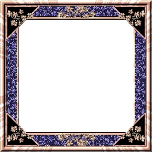 Romantic purple floral Slideshow Frame/Video
