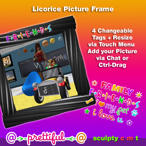 @~>~ PrettiFuL ~<~@ Frames [ Black ]