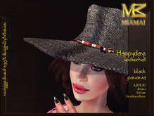 MIAMAI_Happydays wicker hat - DEMO