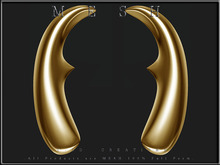 T-3D Creations [ HORN No.2 ] Micro MESH - Full Perm