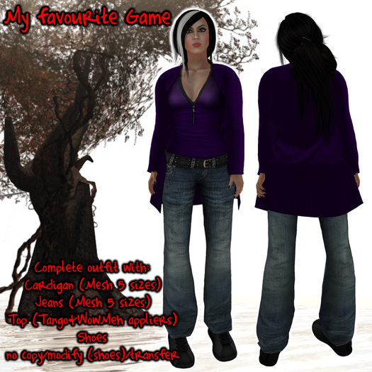 HANAU - My favourite Game Outfit Purple -boxed-