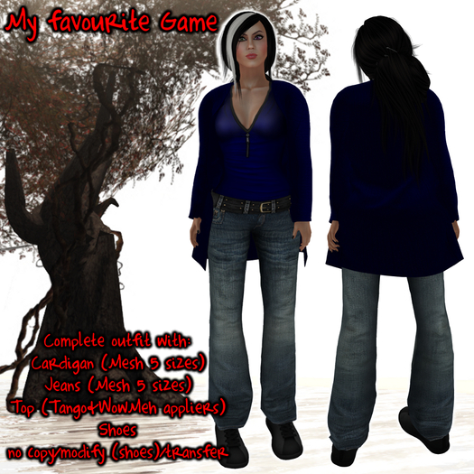 HANAU - My favourite Game Outfit Blue -boxed-