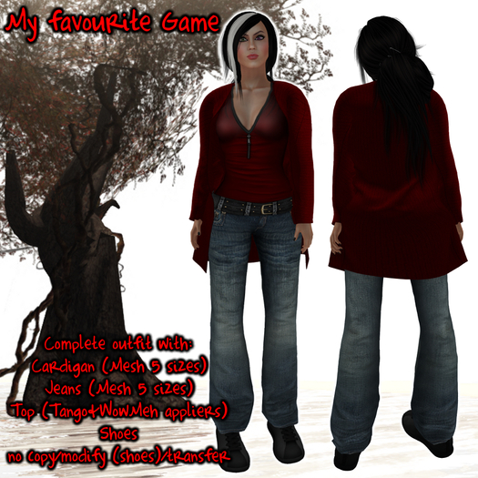 HANAU - My favourite Game Outfit Red -boxed-
