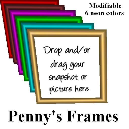 Penny's Picture Frames - 6 neon colors