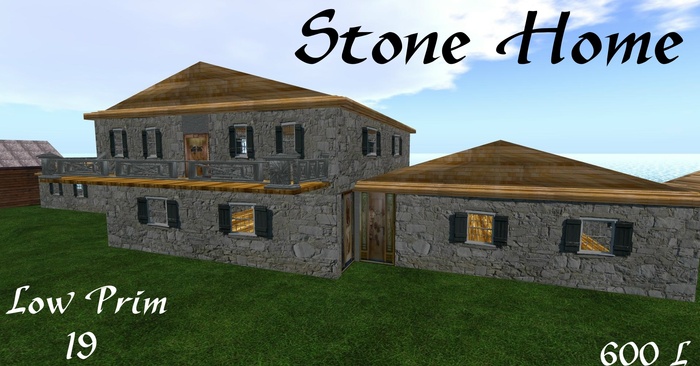 Stone Home / House 19 Prim