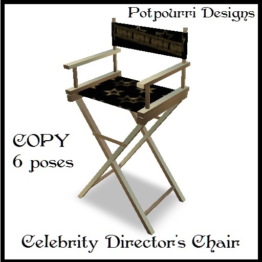 Celebrity Director's Chair (boxed)