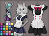 Kemono maid dress 25 colors