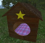 Wood DogHouse 10Prims  n2