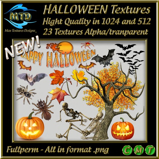 Textures HALLOWEEN - Pack 2 (BOX)