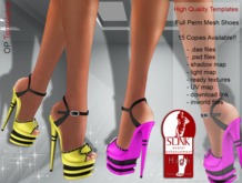 DEMO Neon Slink Heels High Feet - Semi Exclusive - Full Perm *OP TEMPLATES* 016