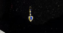 Barbados Heart Earrings