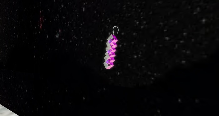 Pink / Silver Zebra Earrings