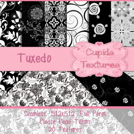 *Cupids Textures * 20 TUXEDO