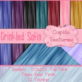 *Cupids Textures * 12 CRINKLED SATIN