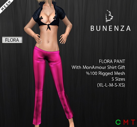 BUNENZA pant "FLORA" PINK