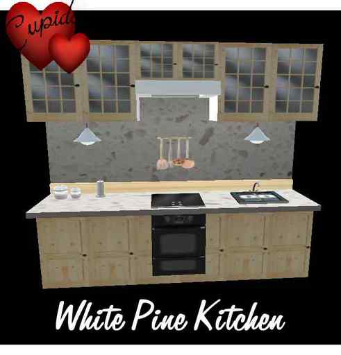 white pine kitchen