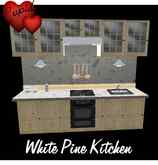 white pine kitchen