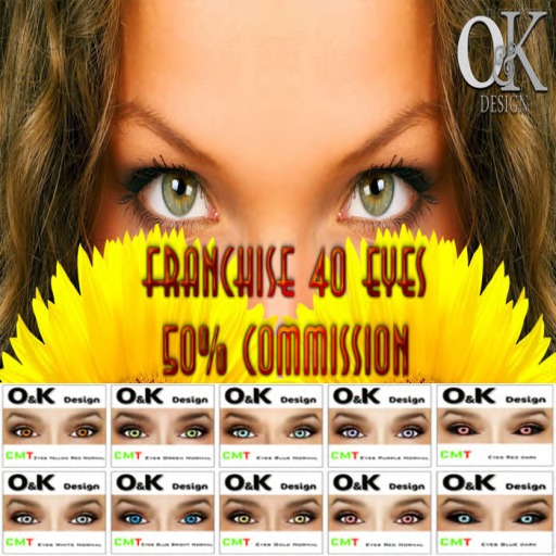 *O&K* Franchise 40 Eyes 50% Commission