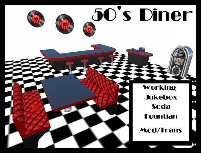 50's Diner Set FULL SET