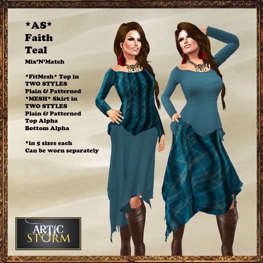 *AS* Faith  Teal