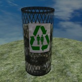 Slum City - Avatar Recycling Basket (2 prims)