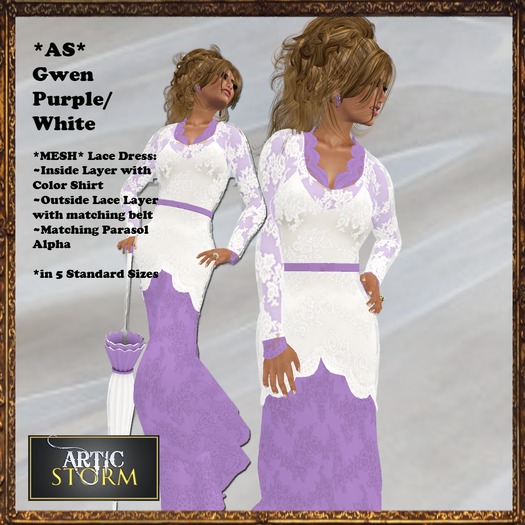 *AS* Gwen Purple White