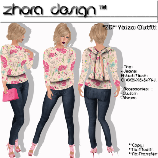 *ZD* Yaiza Outfit Flowers