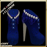 LW_ Boxed Mesh Boots with 3 Lilies - Suede Platinum