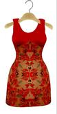 Entice - Summer Pencil Dress - All Red