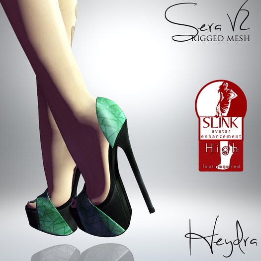 HEYDRA Sera V2 Slink Heel Green