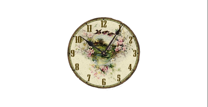 Victorian Shabby Chic Clock