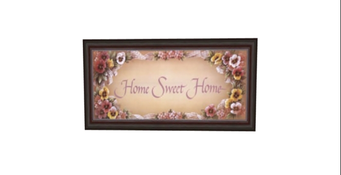 "Home Sweet Home" Painting