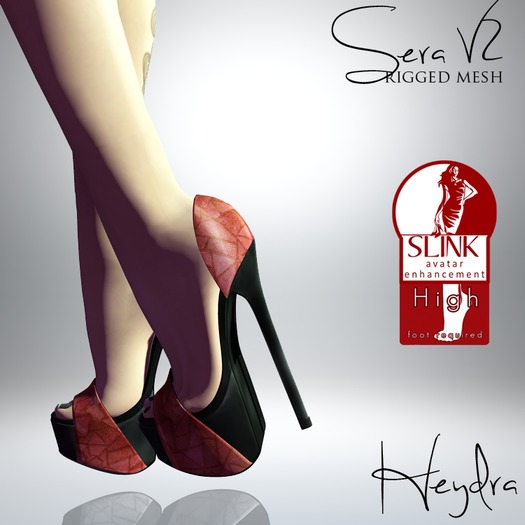 HEYDRA Sera V2 Slink Heel Red