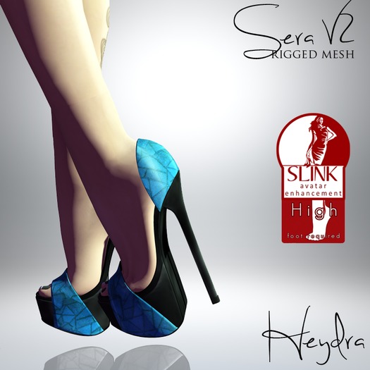 HEYDRA Sera V2 Slink Heel Blue