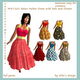 Textures for Meli Imako MI  87101 Retro Halter Dress